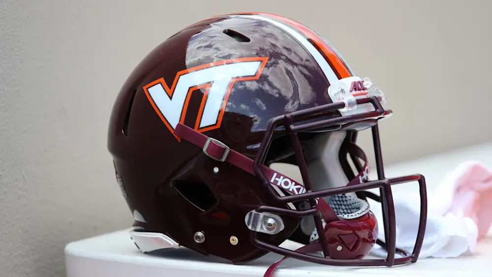 Virginia Tech Maroon Football Helmet