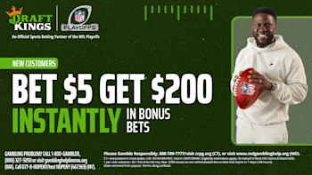 DraftKings bet $5 get $200 Jan 2025