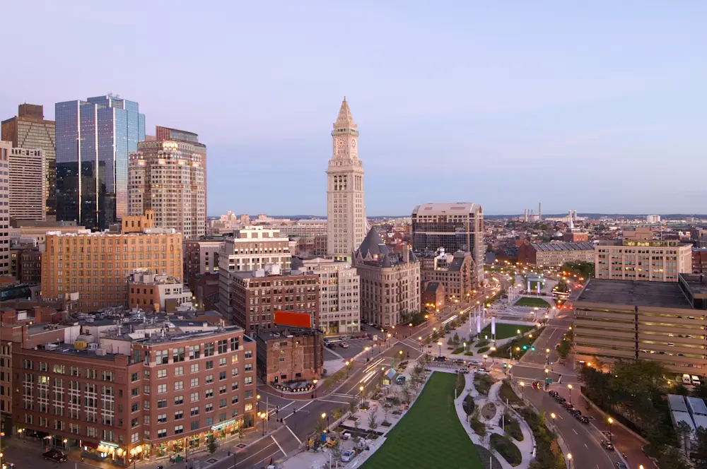 Boston, Massachusetts Skyline