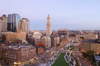 Boston, Massachusetts Skyline