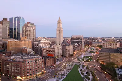 Boston, Massachusetts Skyline
