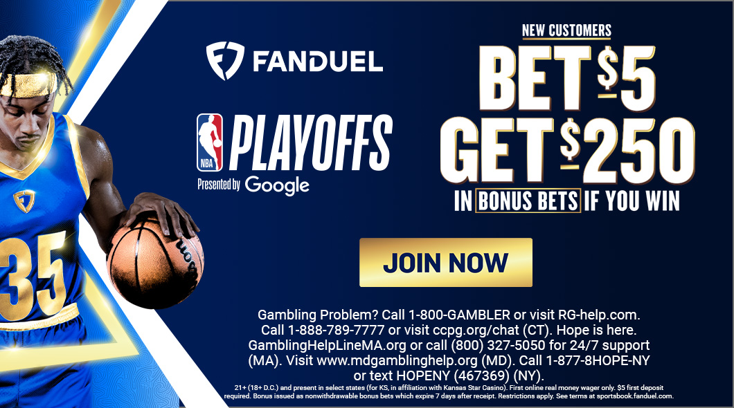 FanDuel Bet $5 Get $250 NBA Playoffs