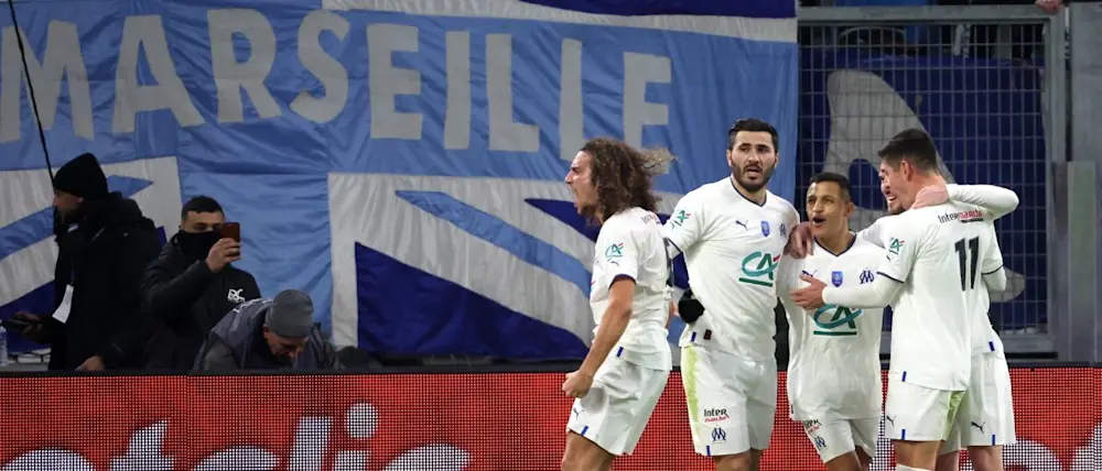 football 2024 ligue1 olympique marsella celebration