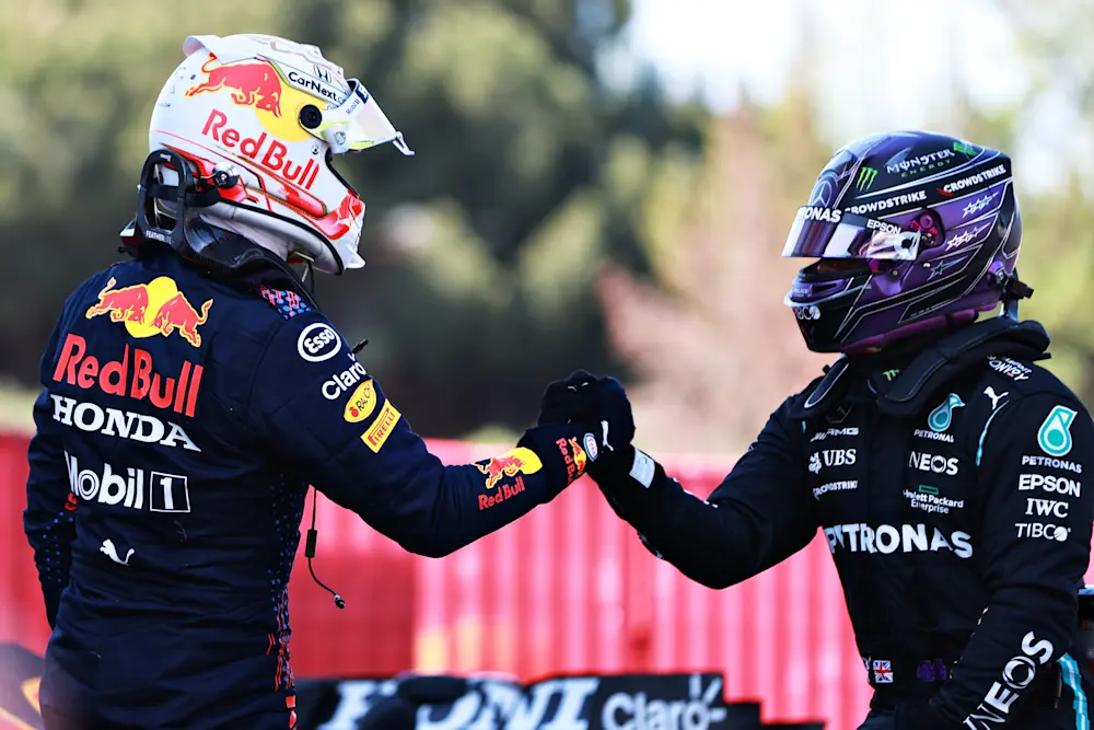 Max Verstappen and Lewis Hamilton Formula 1