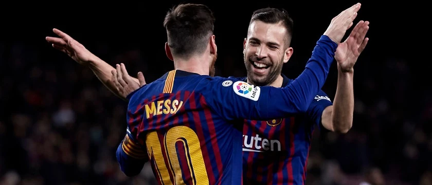 r football barcelona hero messi jordi alba 2020