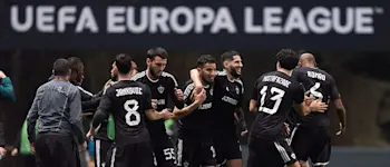 football 2024 europa league qarabag celebration