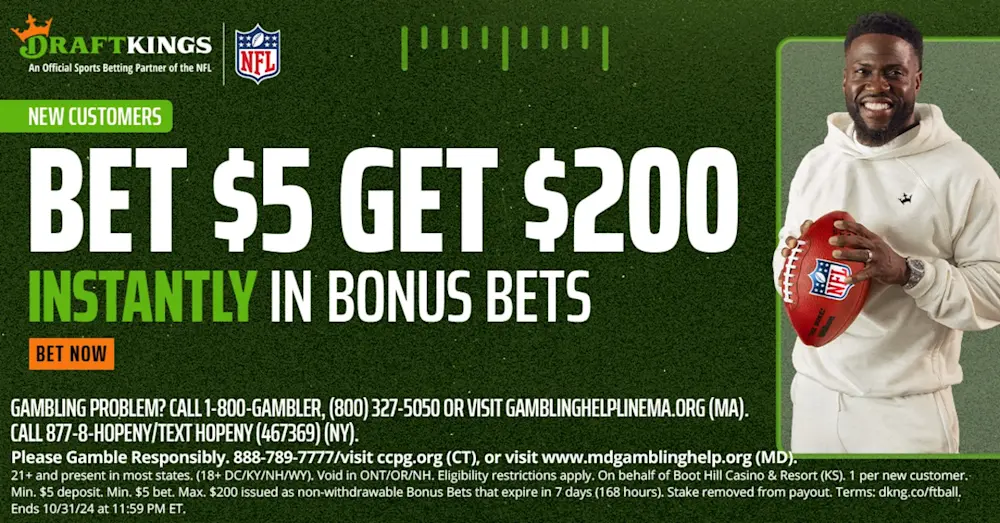 DraftKings Bet $5 Get $200