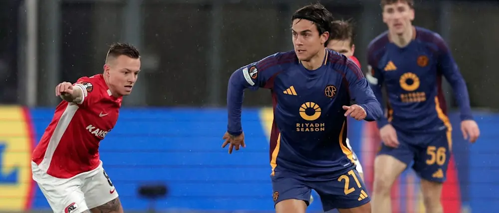 football 2025 europa league roma dybala ball conduction