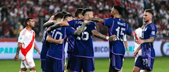 football 2023 international argentina players celebration