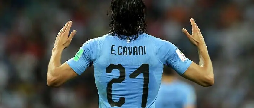 r football wc uruguay cavani new
