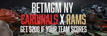 BetMGM New York- cards vs rams