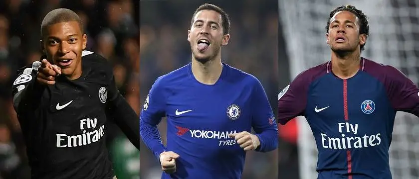 r football tip mbappe hazard neymar