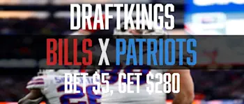 DraftKings Bills vs Patriots Bet $5, Get $280