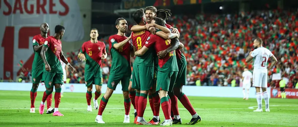 football 2023 international portugal celebration