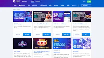 FanDuel Casino Promotions Page
