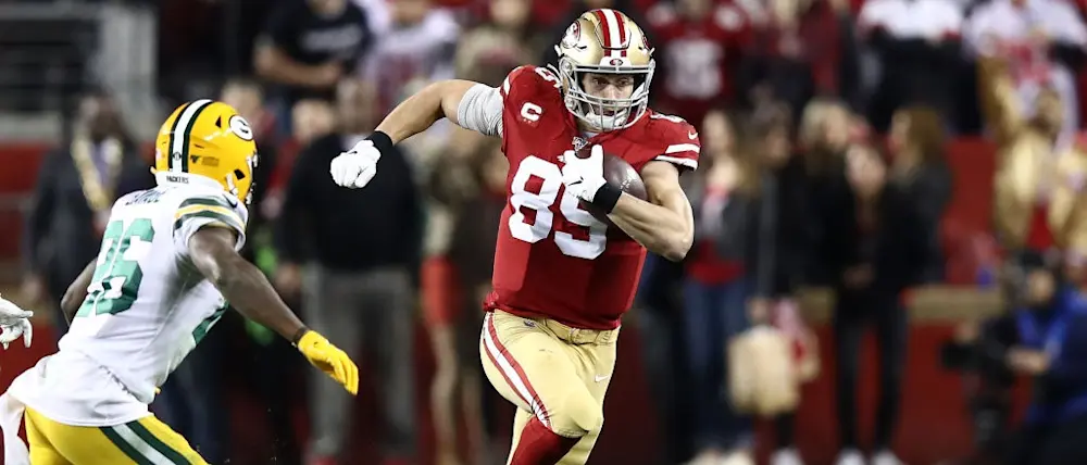 George Kittle 49ers Run vs Packers