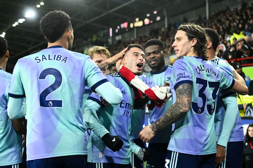Arsenal celebration goal