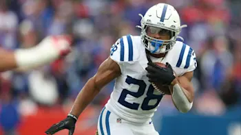Jonathan Taylor Colts away jersey
