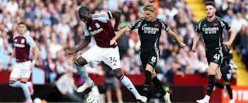 football 2024 premier league aston villa arsenal ball possession