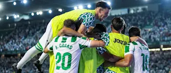 football 2024 ligahypermotion cordoba goal home celebration