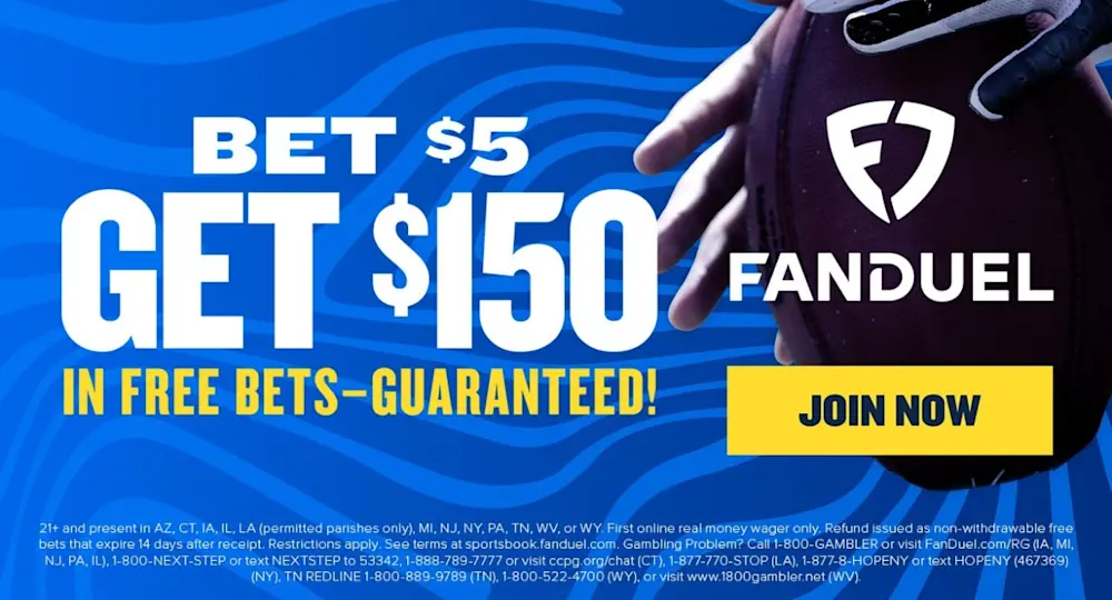 FanDuel Bet $5, Get $150