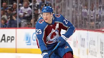 Avs Nathan MacKinnon skating