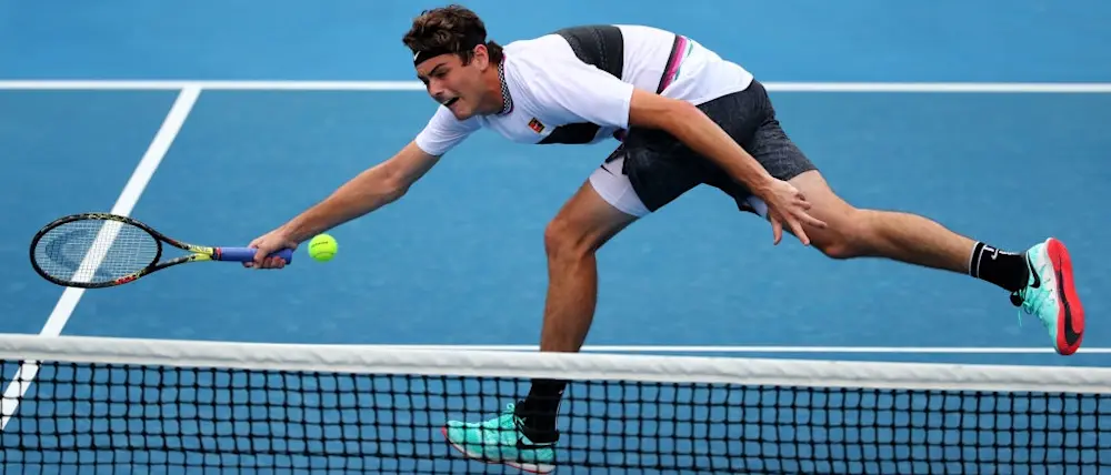 Taylor Fritz Diving Shot