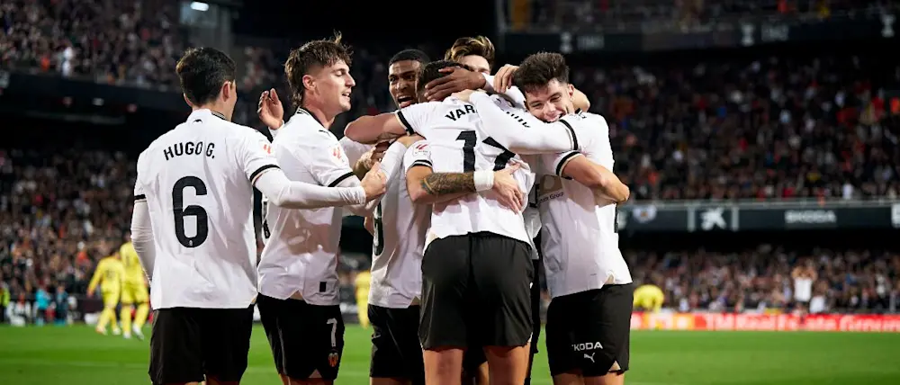 football 2024 laliga valencia players goal home