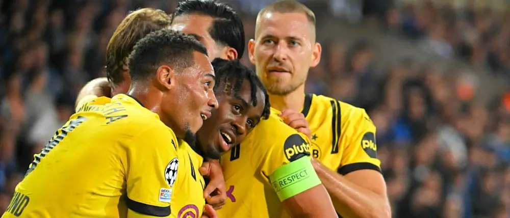 2024 football champions league borussia dortmund celebration goal 2