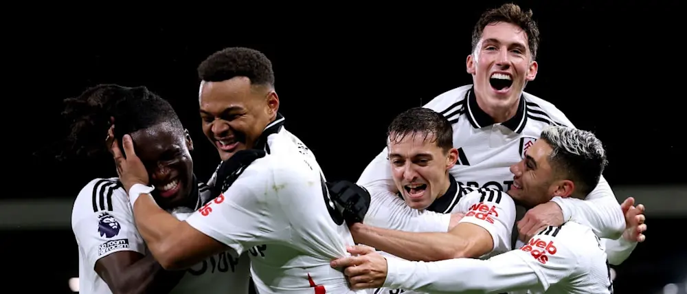 football 2024 england premier league fulham goal celebration