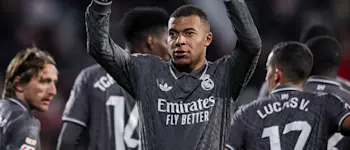 football 2024 spain liga ea sport real madrid mbappe away goal celebration