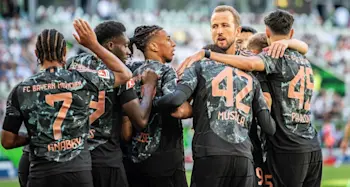 football 2024 bundesliga bayern munich celebration goal harry kane