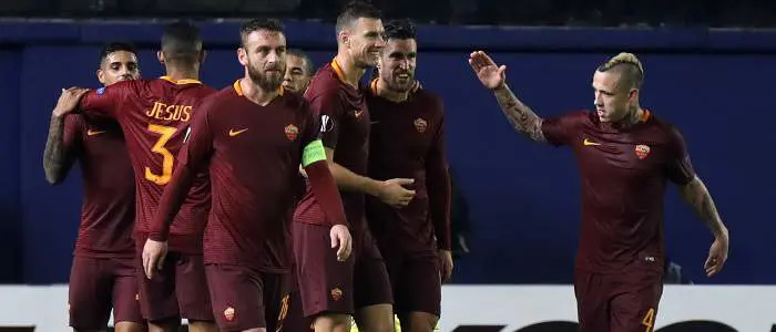 r football roma el celebrations