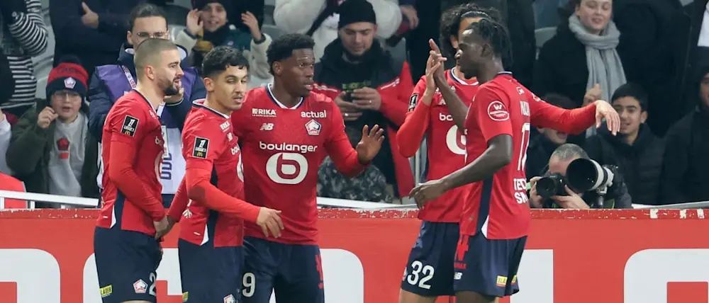 football 2024 france ligue 1 lille goal celebration2