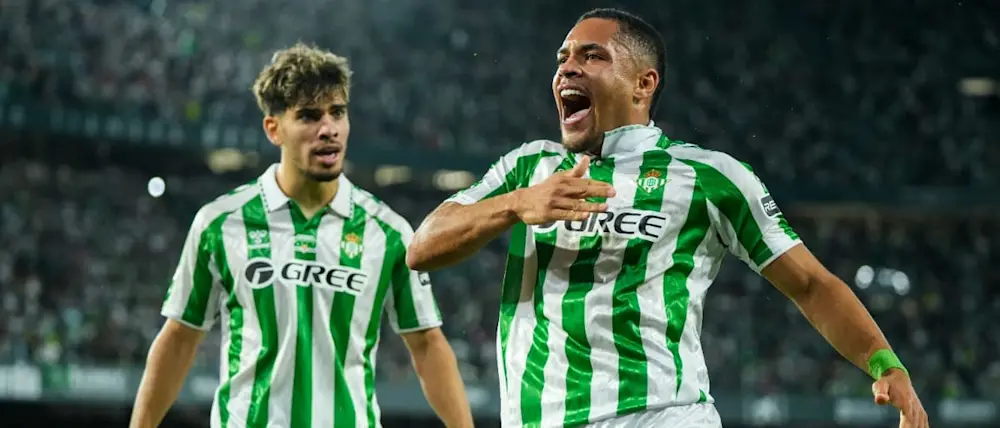 football 2024 betis vitor roque goal celebration
