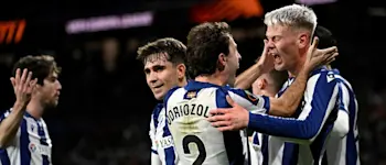 football 2025 europa league real sociedad goal celebration