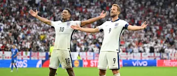 football international euro2024 england bellingham kane celebration