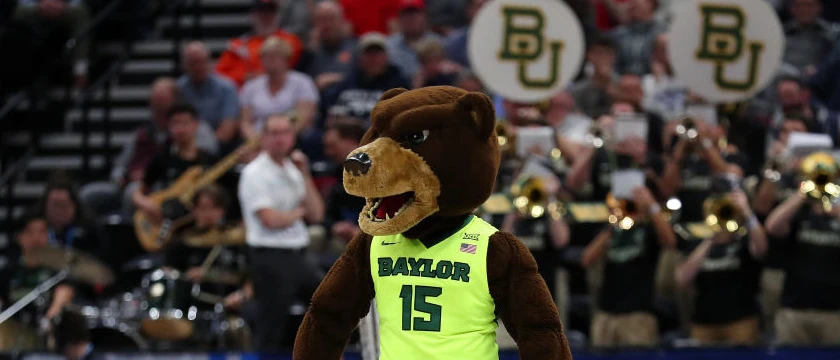 Baylor Mascot Basketball