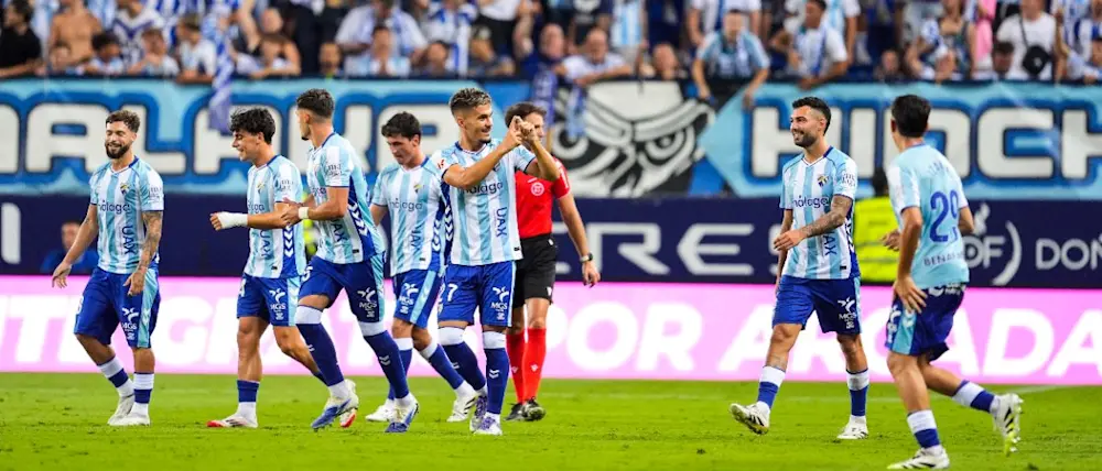 football 2025 second division malaga celebration