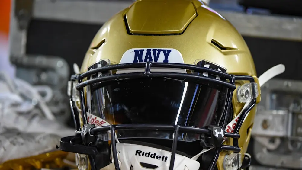 Navy Football Helmet