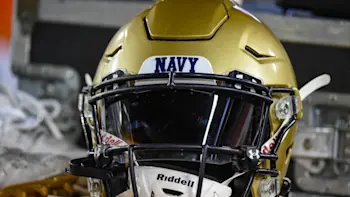 Navy Football Helmet