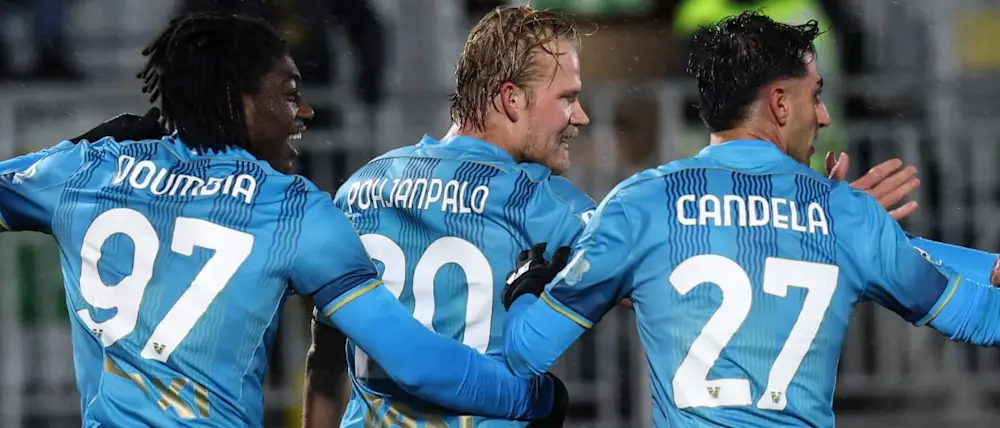 football 2024 italy serie a venezia goal candela celebration