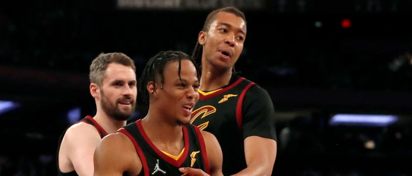 Isaac Okoro, Moses Brown, Kevin Love - Cavaliers