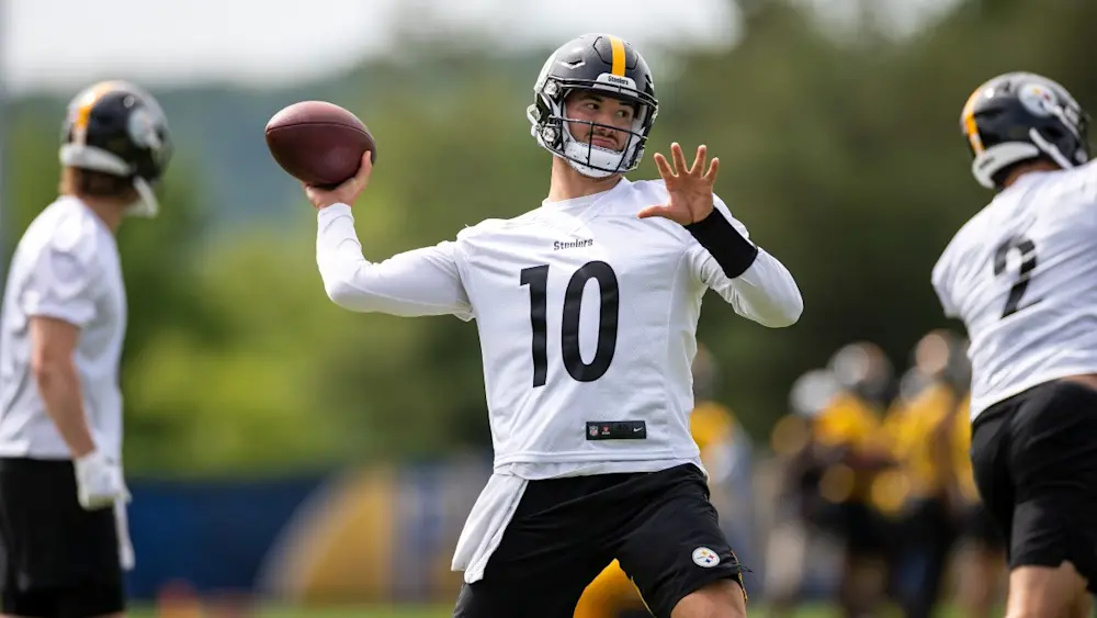 Steelers Mitchell Trubisky OTA-s