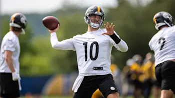 Steelers Mitchell Trubisky OTA-s