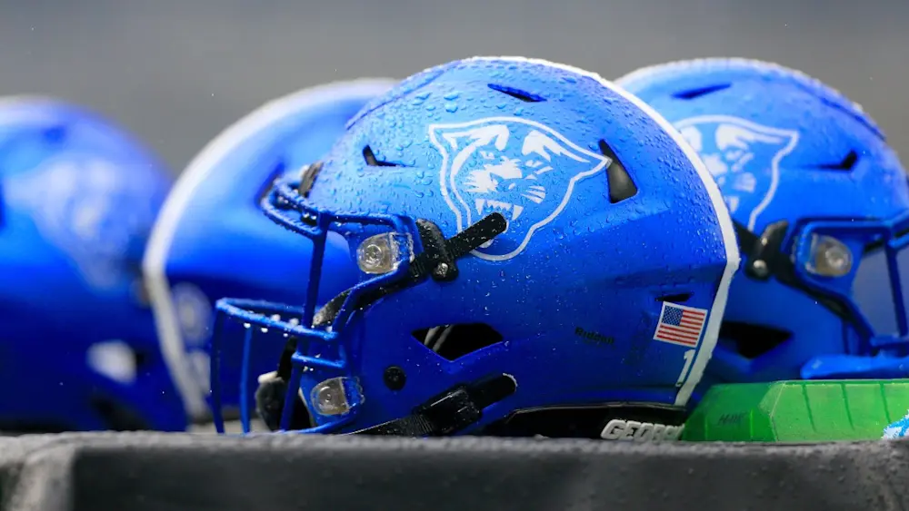 Georgia State Blue Football Helmets