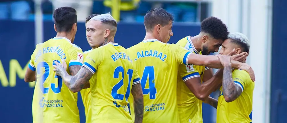 football 2024 laliga cadiz players celebration