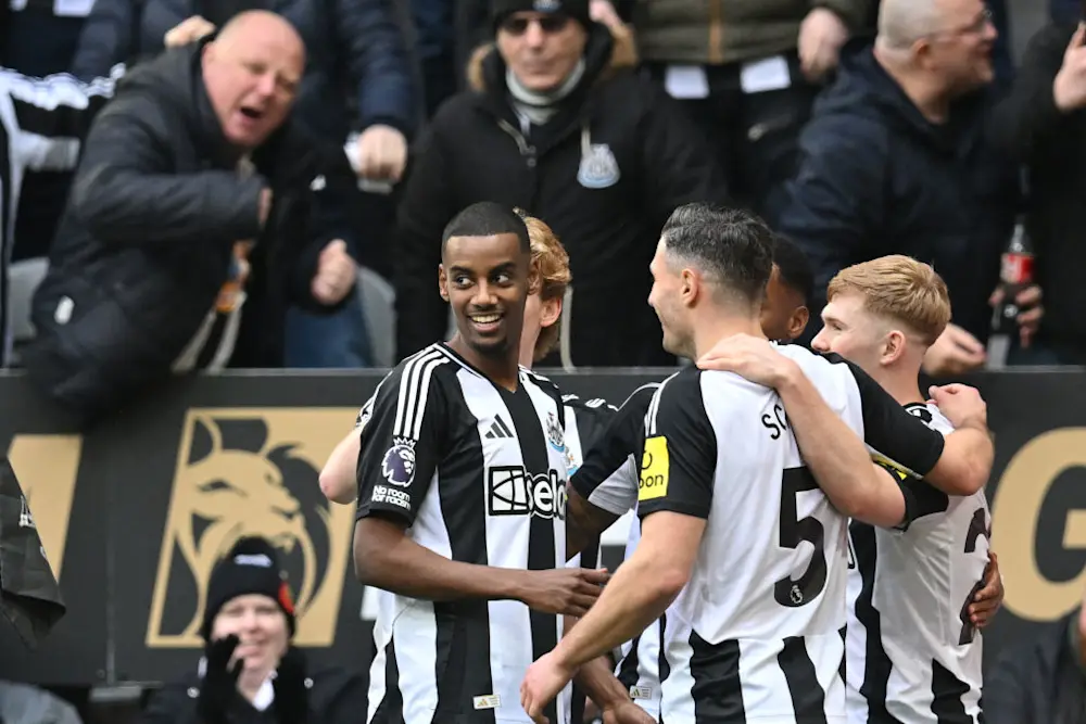 Isak goal celebration