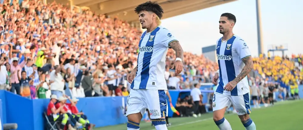 football 2024 laliga leganes juan cruz celebration goal