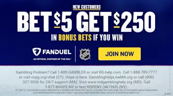 FanDuel Bet $5 Get $250 NHL Apr 2025